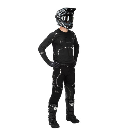 Maillot FLY RACING Evolution DST Spark Special Edition Taille L - noir/argent