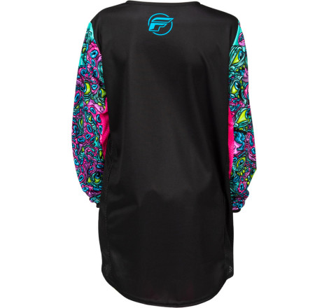 Maillot enfant FLY RACING Kinetic Mutant Taille YS - noir/multi