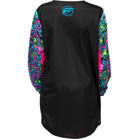 Maillot enfant FLY RACING Kinetic Mutant Taille YL - noir/multi