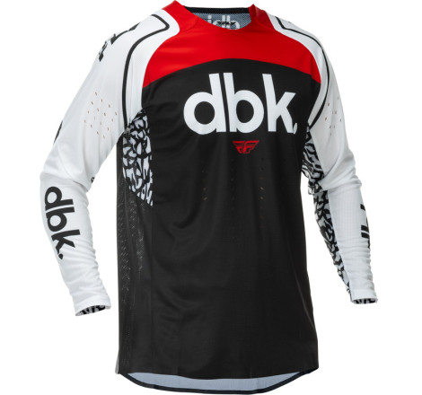 Maillot FLY RACING Evolution DST DBK Special Edition Taille L - noir/blanc/rouge