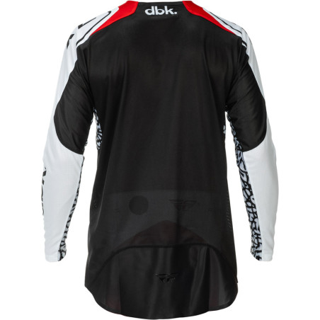 Maillot FLY RACING Evolution DST DBK Special Edition Taille XL - noir/blanc/rouge