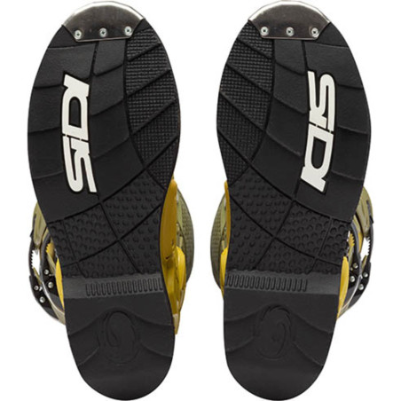 Bottes SIDI Crossfire 3 Pointure 47 - vert olive/jaune