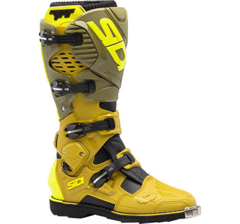 Bottes SIDI Crossfire 3 Pointure 41 - vert olive/jaune