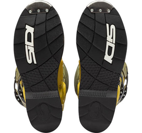 Bottes SIDI Crossfire 3 Pointure 41 - vert olive/jaune