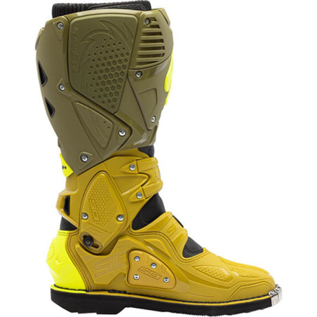 Bottes SIDI Crossfire 3 Pointure 48 - vert olive/jaune