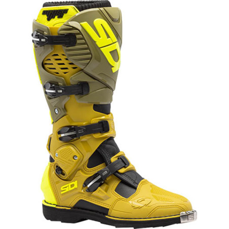 Bottes SIDI Crossfire 3 Pointure 49 - vert olive/jaune