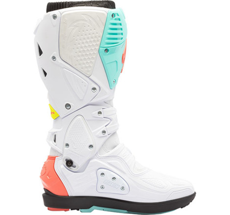 Bottes SIDI Crossfire 3 SRS Pointure 41 - blanc/Mint/Coral