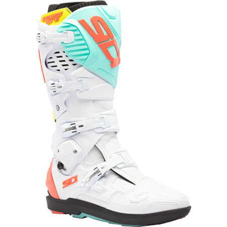 Bottes SIDI Crossfire 3 SRS Pointure 40 - blanc/Mint/Coral