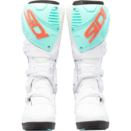 Bottes SIDI Crossfire 3 SRS Pointure 40 - blanc/Mint/Coral