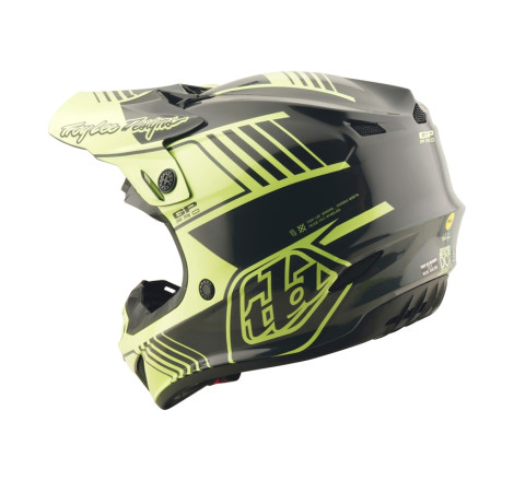 Casque TROY LEE DESIGNS GP Pro Segment Taille XL - jaune