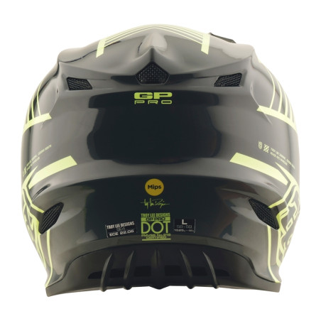Casque TROY LEE DESIGNS GP Pro Segment Taille XL - jaune