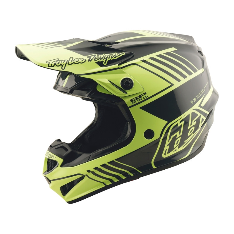 Casque TROY LEE DESIGNS GP Pro Segment Taille M - jaune