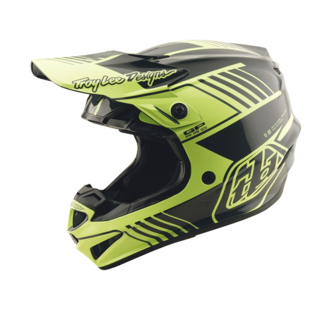 Casque TROY LEE DESIGNS GP Pro Segment Taille M - jaune