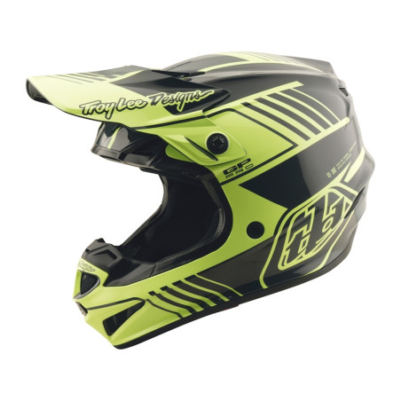 Casque TROY LEE DESIGNS GP Pro Segment Taille M - jaune