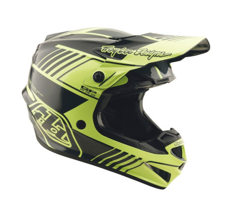 Casque TROY LEE DESIGNS GP Pro Segment Taille M - jaune
