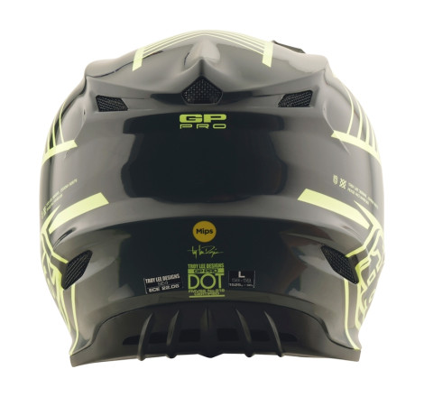 Casque TROY LEE DESIGNS GP Pro Segment Taille M - jaune