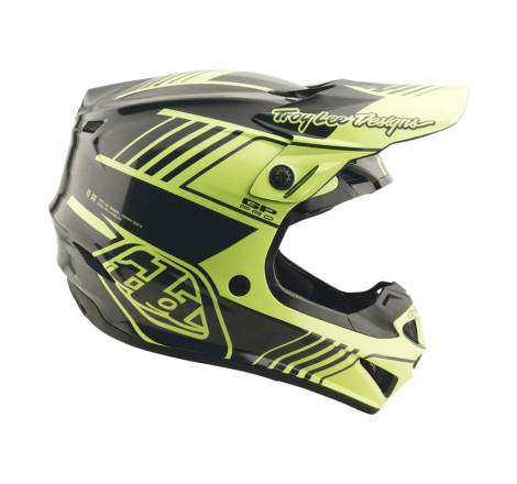 Casque TROY LEE DESIGNS GP Pro Segment Taille M - jaune