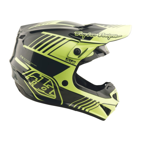 Casque TROY LEE DESIGNS GP Pro Segment Taille M - jaune