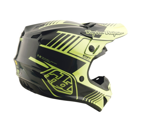 Casque TROY LEE DESIGNS GP Pro Segment Taille L - jaune