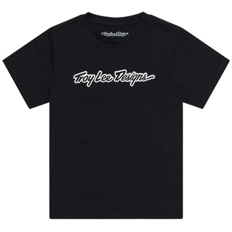 T-Shirt enfant TROY LEE DESIGNS Signature - noir