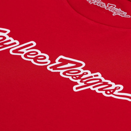 T-Shirt TROY LEE DESIGNS Signature - Team Red