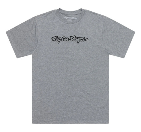 T-Shirt TROY LEE DESIGNS Signature - Gray Heather