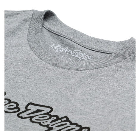 T-Shirt TROY LEE DESIGNS Signature - Gray Heather