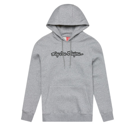 Hoodie TROY LEE DESIGNS Signature - Gray Heather