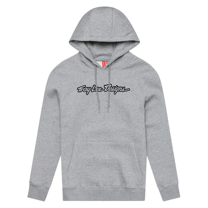 Hoodie TROY LEE DESIGNS Signature - Gray Heather