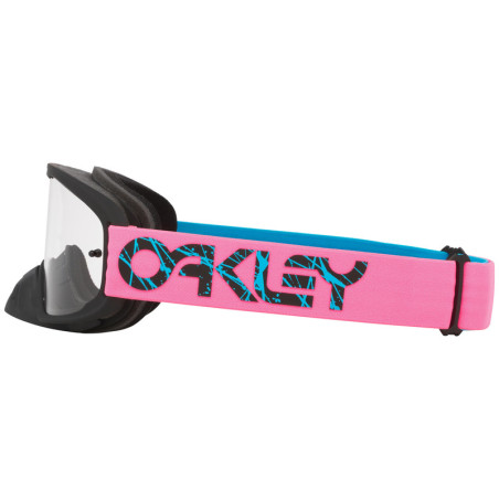 Masque OAKLEY O-Frame 2.0 Pro MX Heritage 2 Stroke Blue Pink – écran clair