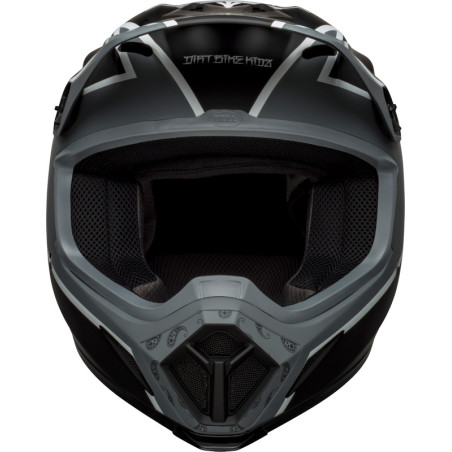 BELL MX-9 Mips Twitch Taille XXL - Mat Noir/Gris/Blanc