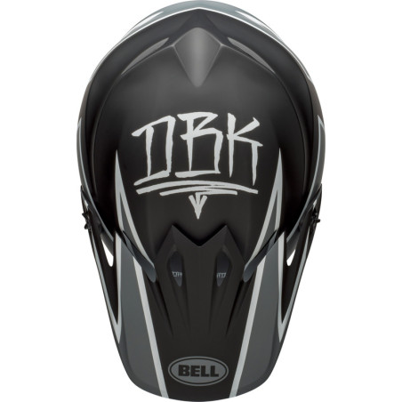 BELL MX-9 Mips Twitch Taille XXL - Mat Noir/Gris/Blanc