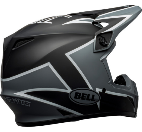 BELL MX-9 Mips Twitch Taille XXL - Mat Noir/Gris/Blanc