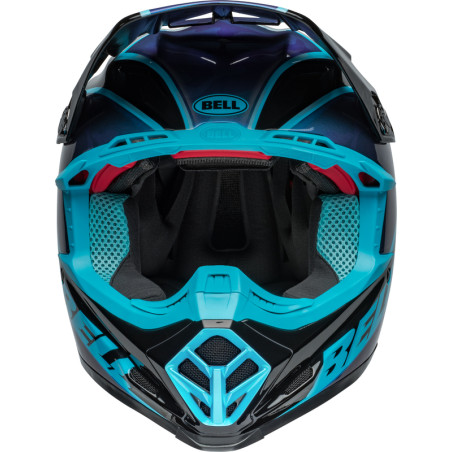 BELL Moto-9S Flex Taille XL - Sprite Gloss Black/Blue