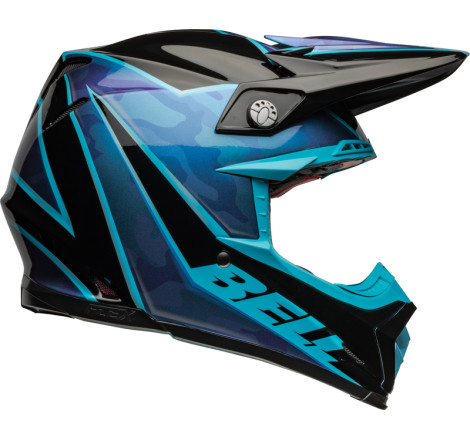 BELL Moto-9S Flex Taille XL - Sprite Gloss Black/Blue