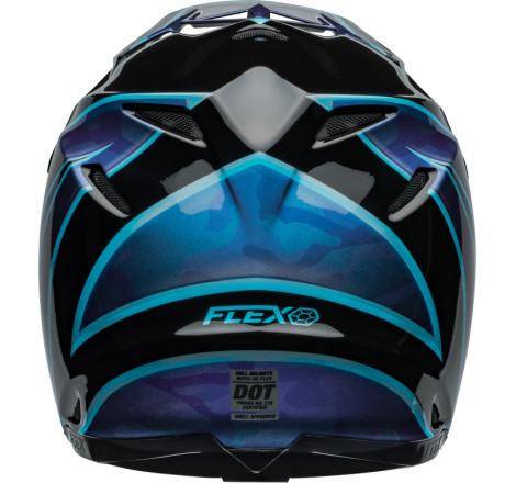 BELL Moto-9S Flex Taille XL - Sprite Gloss Black/Blue