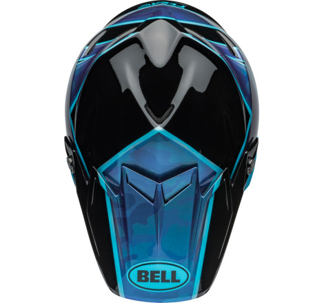 BELL Moto-9S Flex Taille XL - Sprite Gloss Black/Blue
