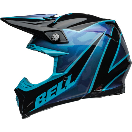 BELL Moto-9S Flex Taille S - Sprite Gloss Black/Blue