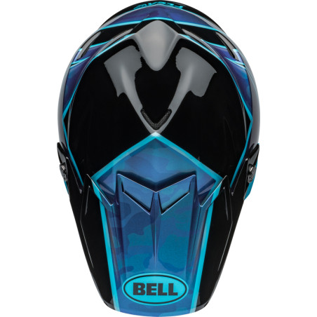 BELL Moto-9S Flex Taille S - Sprite Gloss Black/Blue