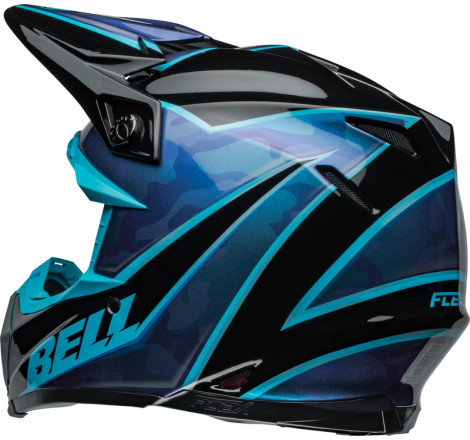 BELL Moto-9S Flex Taille L - Sprite Gloss Black/Blue