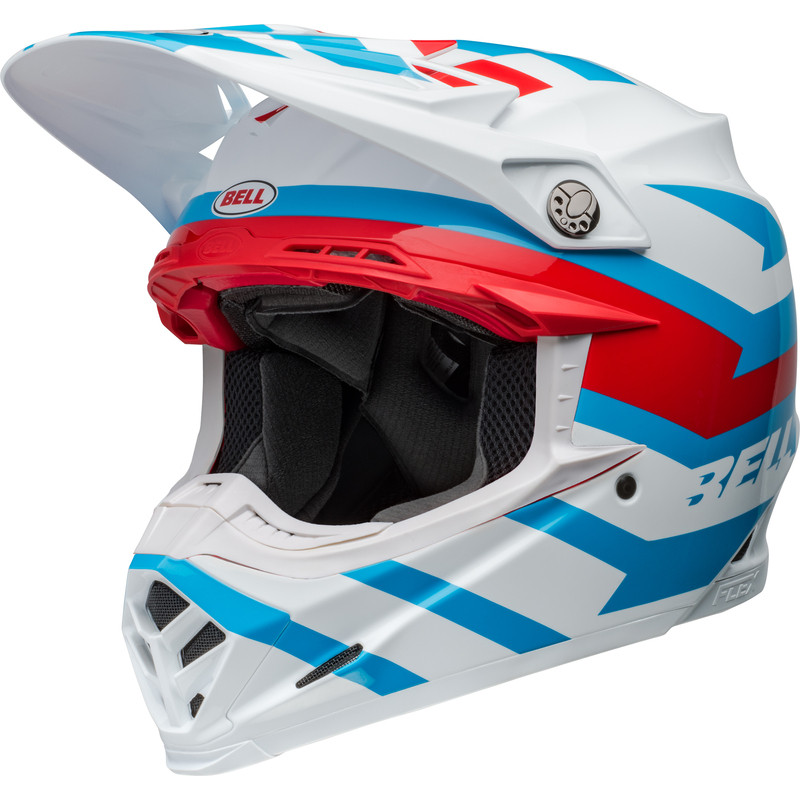 BELL Moto-9S Flex Taille XL - Banshee Gloss White/Red