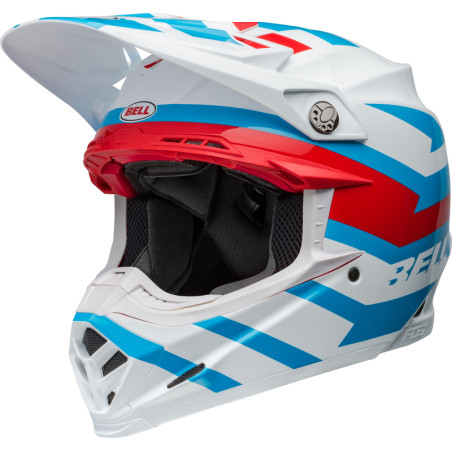 BELL Moto-9S Flex Taille XL - Banshee Gloss White/Red
