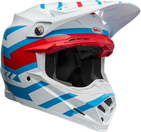 BELL Moto-9S Flex Taille XL - Banshee Gloss White/Red