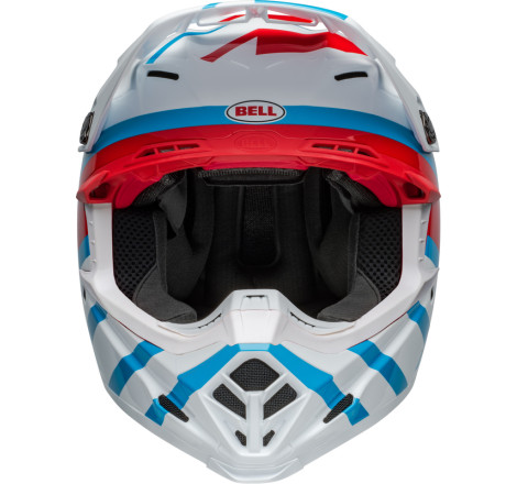 BELL Moto-9S Flex Taille XL - Banshee Gloss White/Red