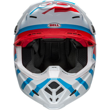 BELL Moto-9S Flex Taille XL - Banshee Gloss White/Red
