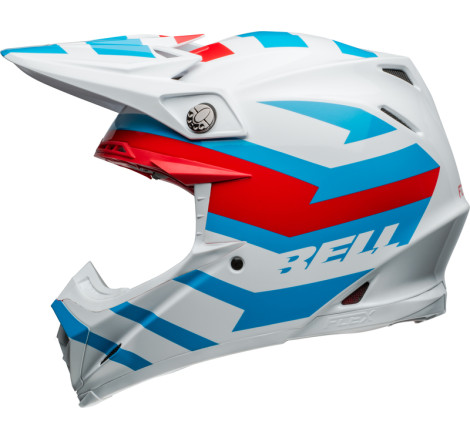 BELL Moto-9S Flex Taille XL - Banshee Gloss White/Red