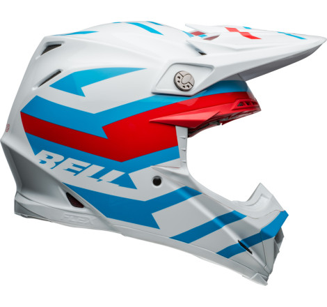 BELL Moto-9S Flex Taille XL - Banshee Gloss White/Red
