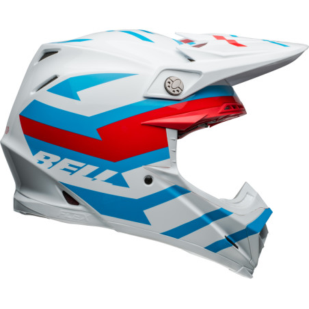 BELL Moto-9S Flex Taille XL - Banshee Gloss White/Red
