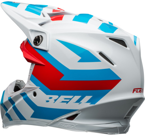 BELL Moto-9S Flex Taille XL - Banshee Gloss White/Red