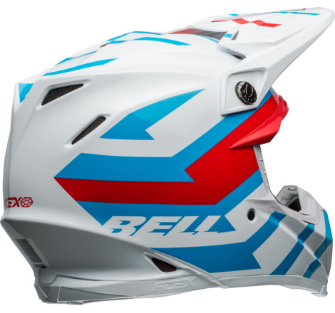 BELL Moto-9S Flex Taille XL - Banshee Gloss White/Red